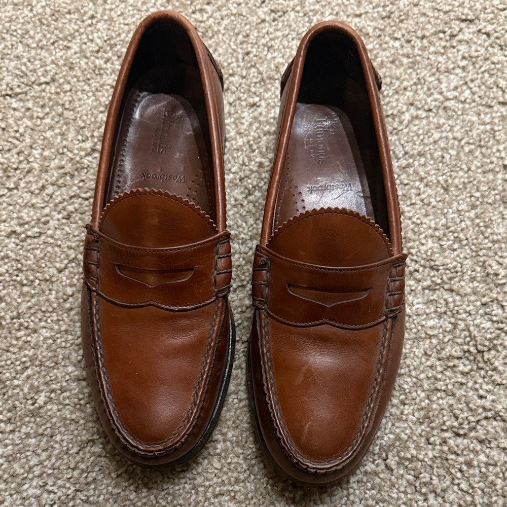 Allen Edmonds Chestnut Leather Loafers